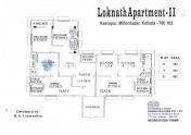 Floor Plan of Lokenath Apartment-2